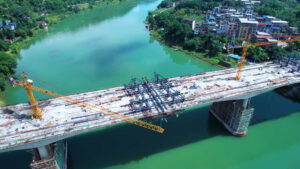 Bridge girders used for prestressed anchorage